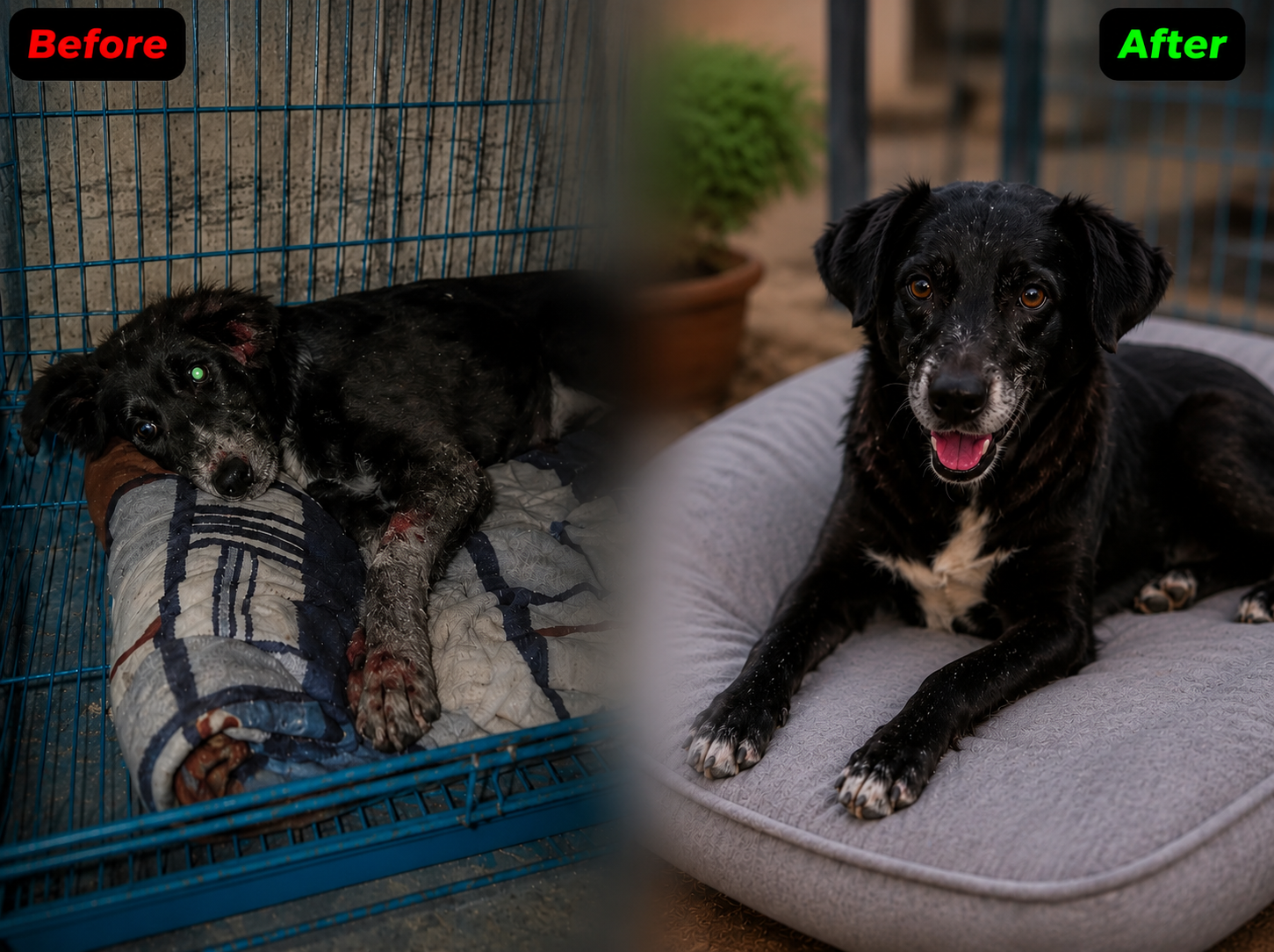 Street animal rescue and rehabilitation by HIFAZAT NGO