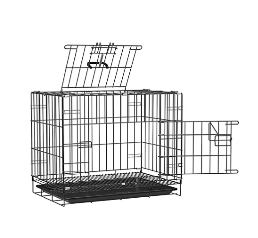 Heavy Duty Dog Cage with Removable Tray | Hifazat Dog Essentials